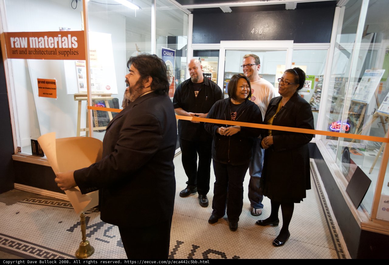 Grand Opening of New Clothing Store