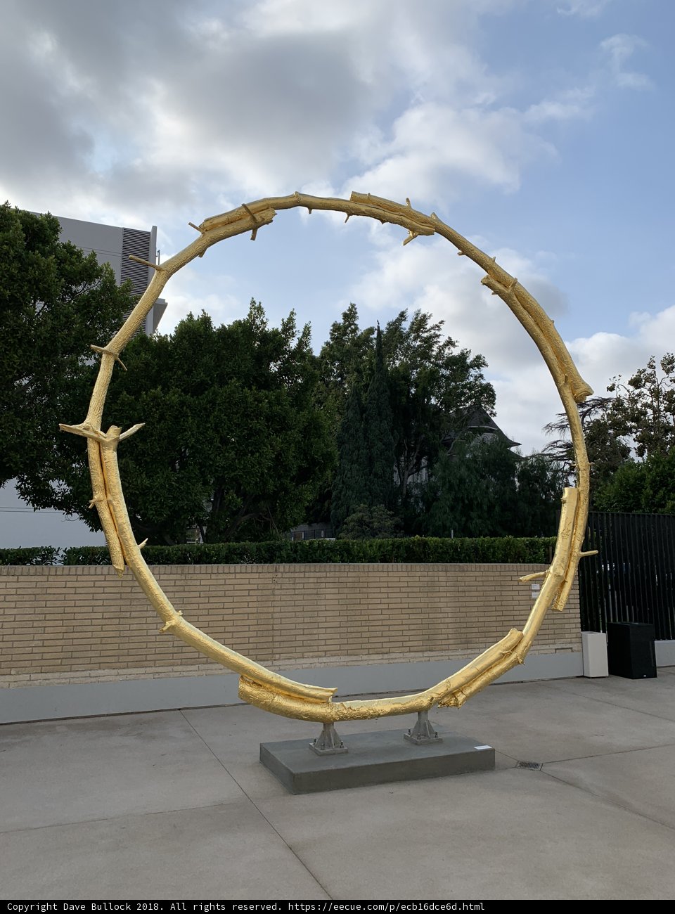 Golden Hoop Circle
