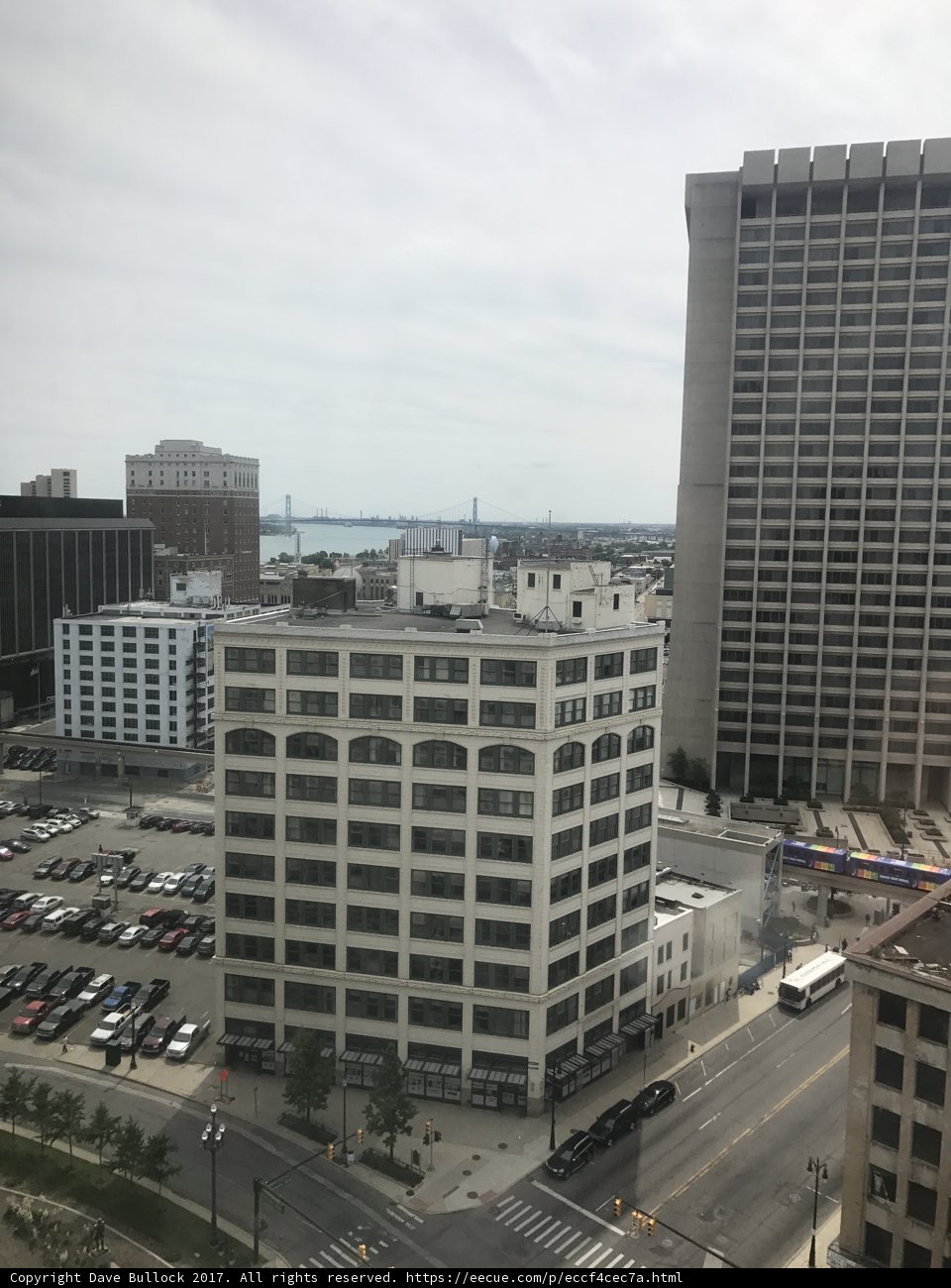 Overlooking Detroit's Cityscape