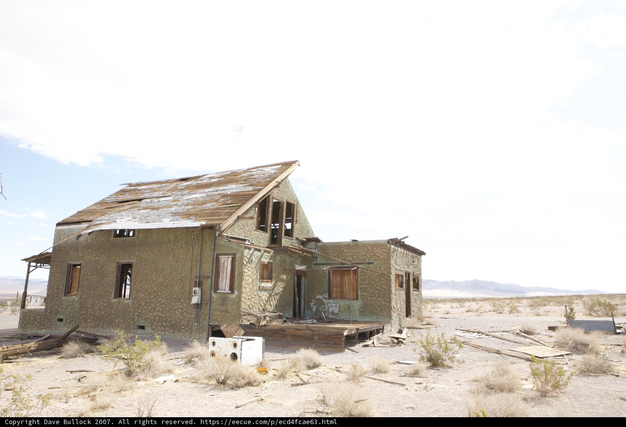 The Abandoned Hut in the Desert