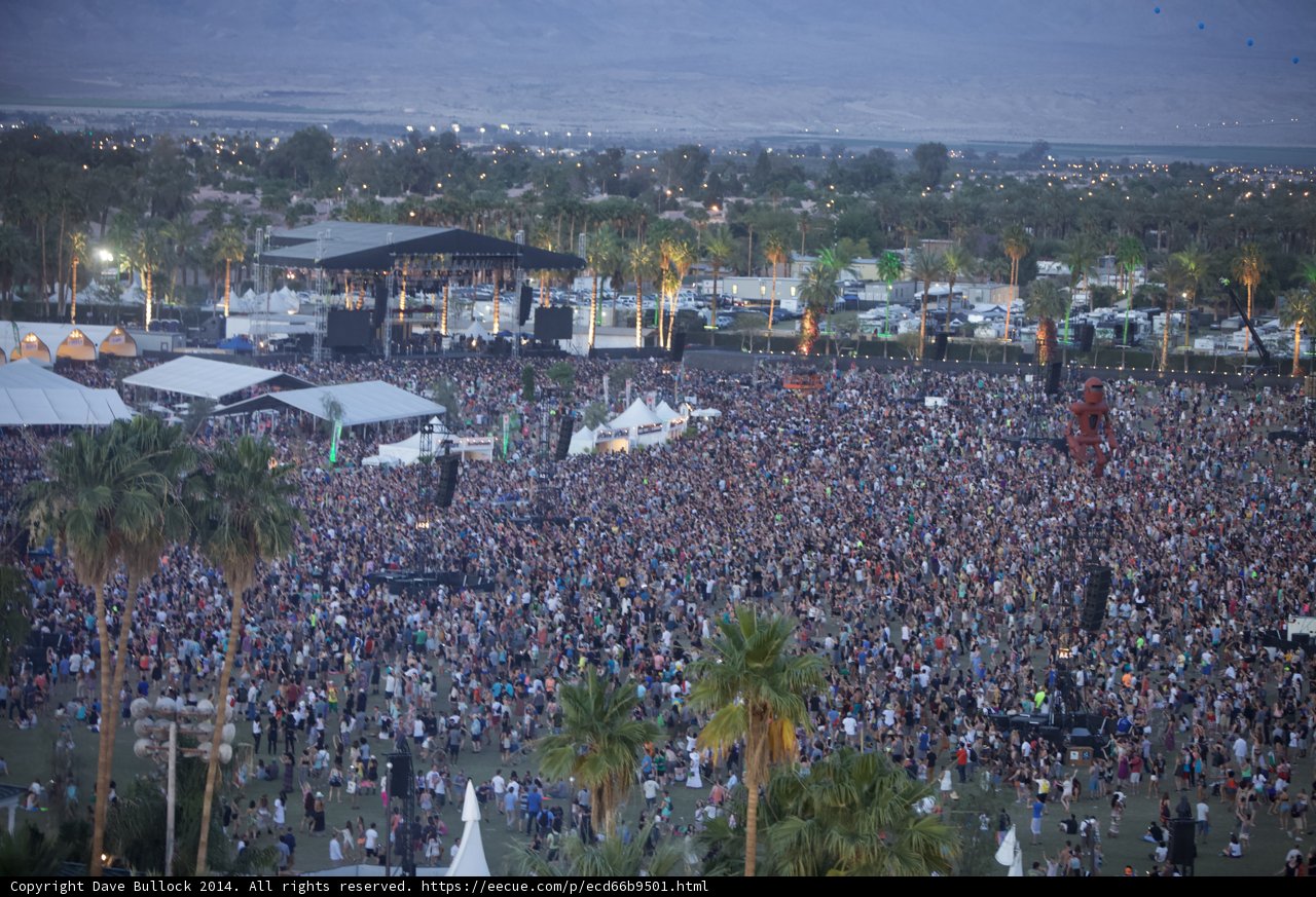 Coachella Concert Crowd