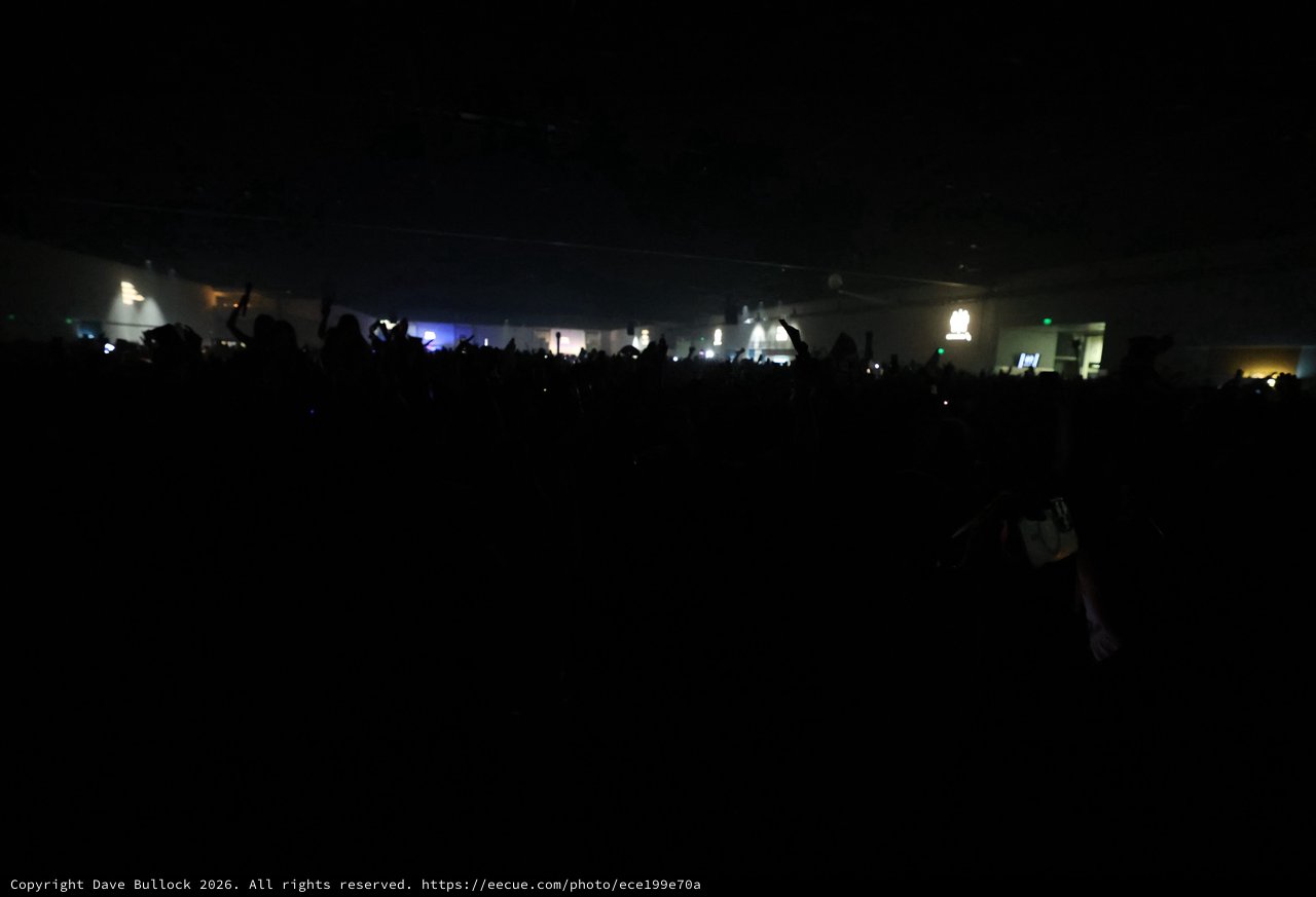 Dark Crowd Silhouettes at Wobbleland Festival 2026