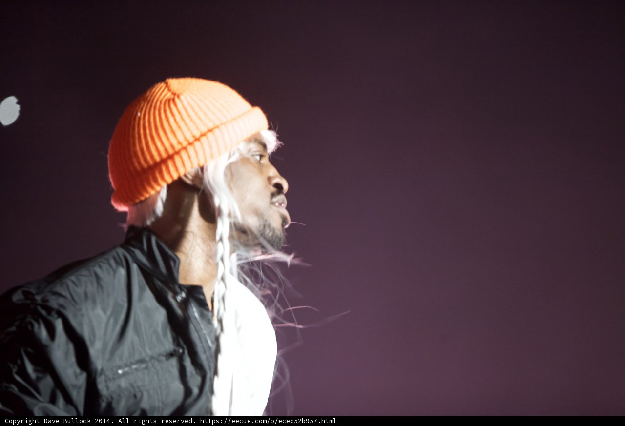 André 3000 Rocks a Beanie and White Beard