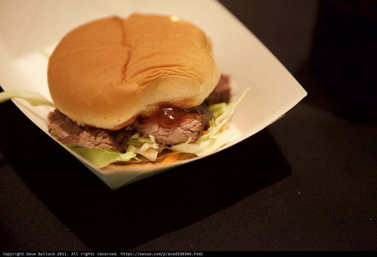 Burger Time at the Plata Wine Party