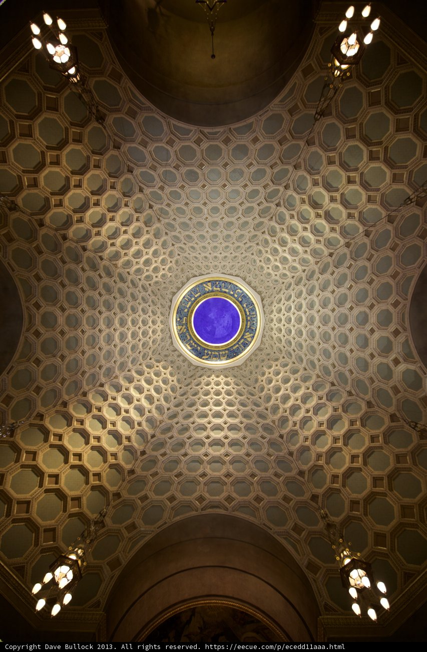 The Glowing Cathedral Ceiling
