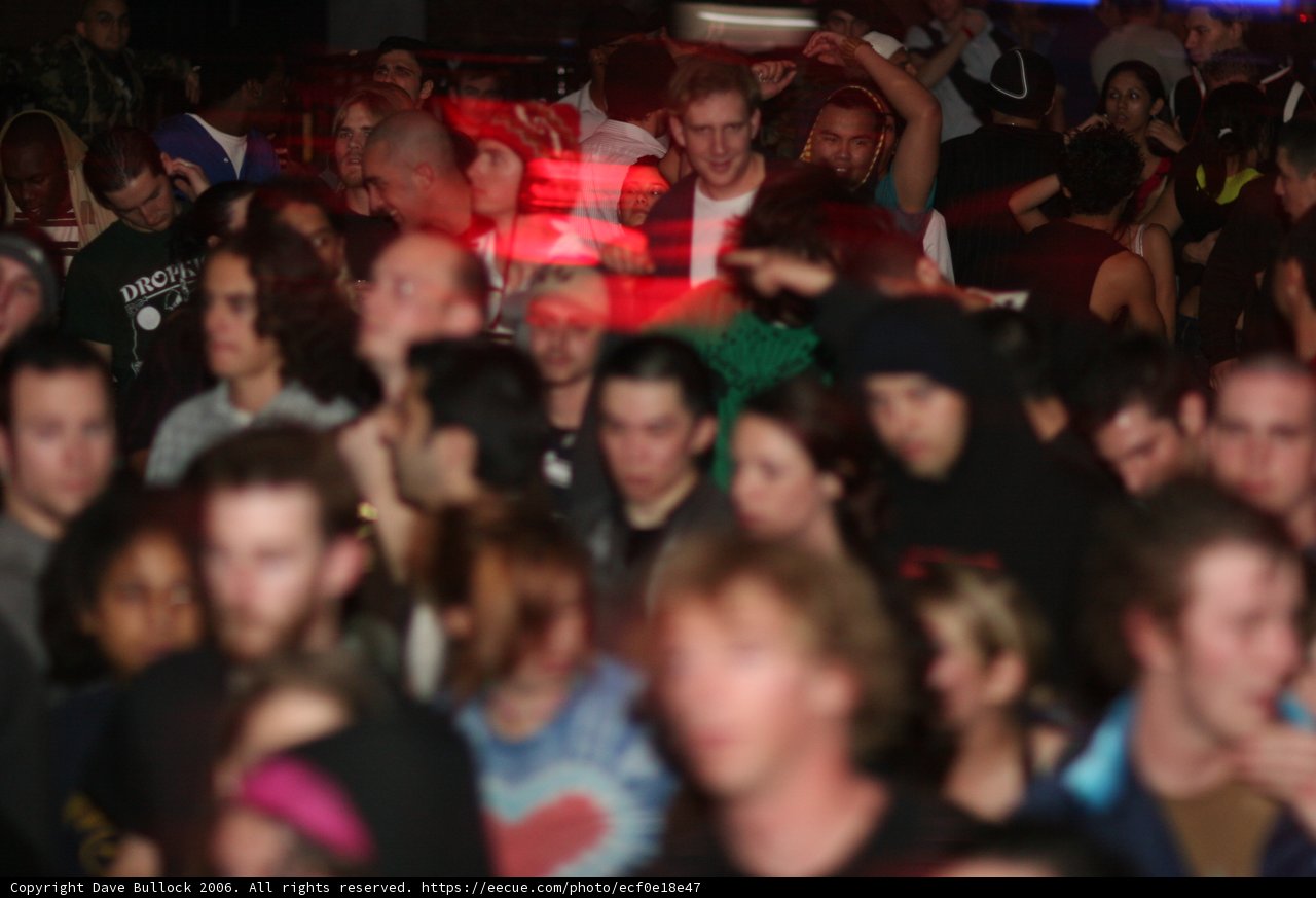 Urban Nightlife Crowd