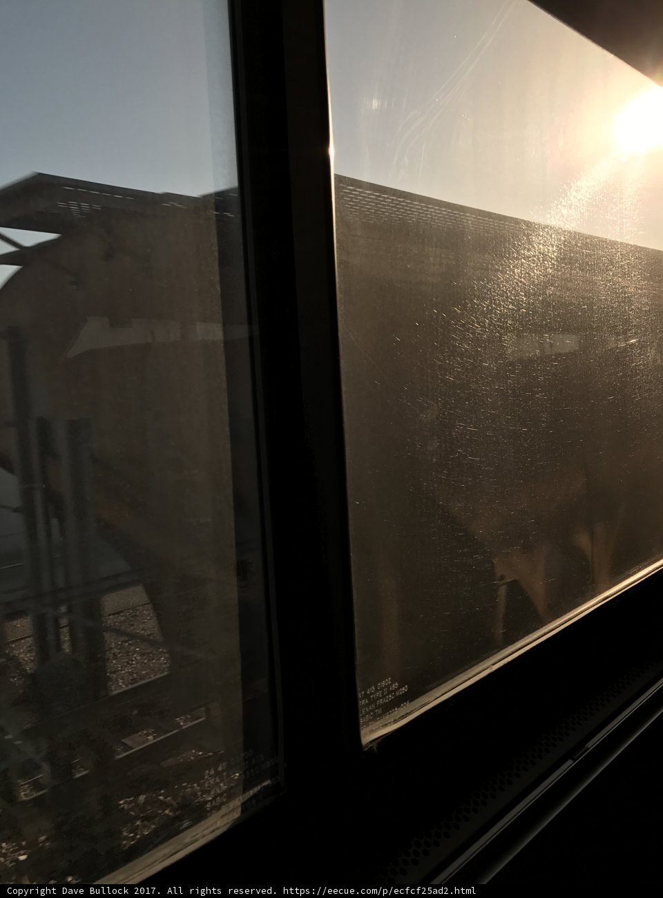 Terminal Train Ride at Sunset