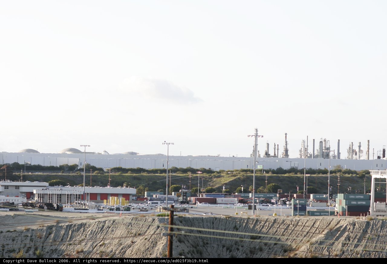 Massive Industrial Refinery Building