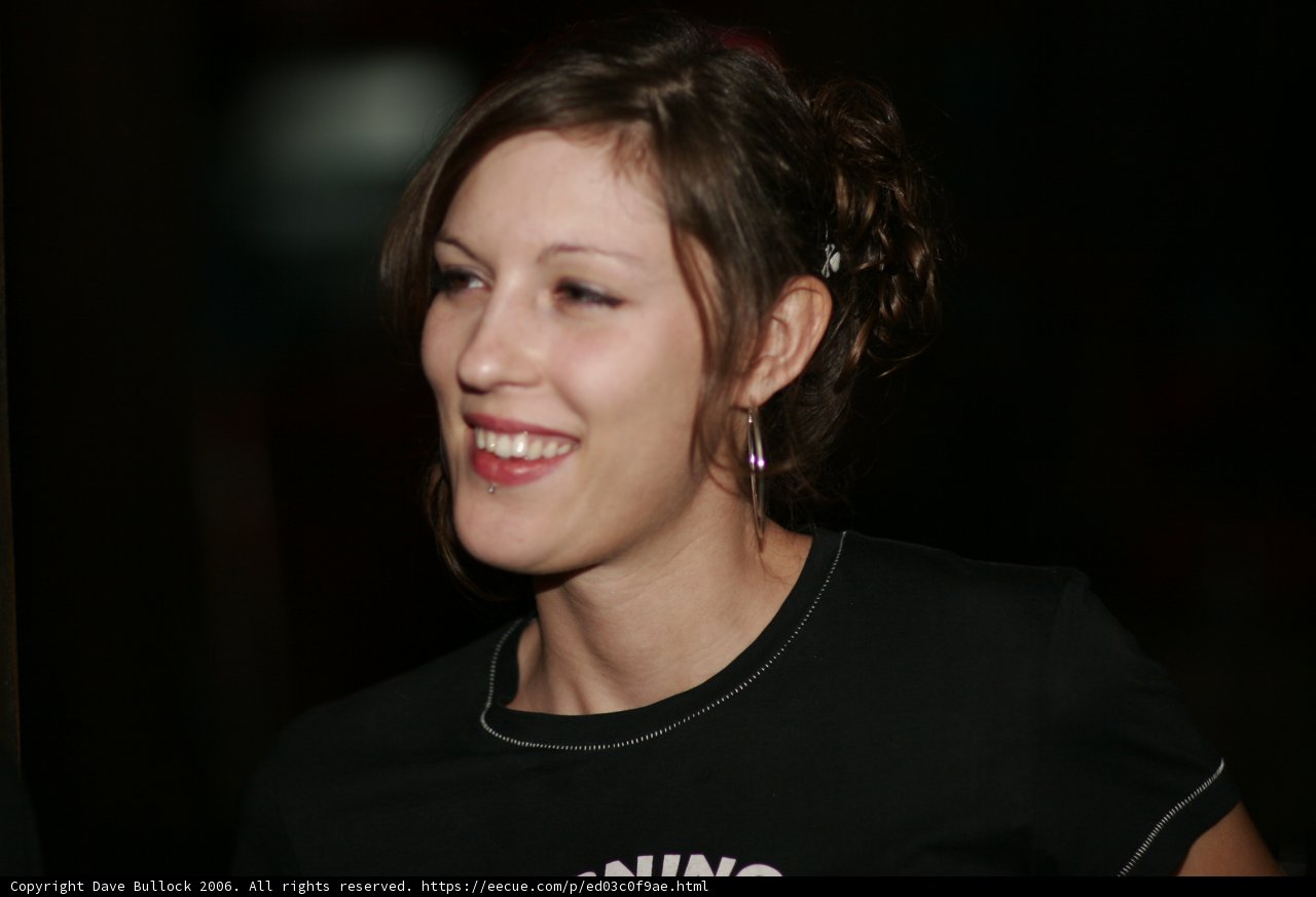 Happy Woman in T-Shirt and Long Sleeve Sleeves