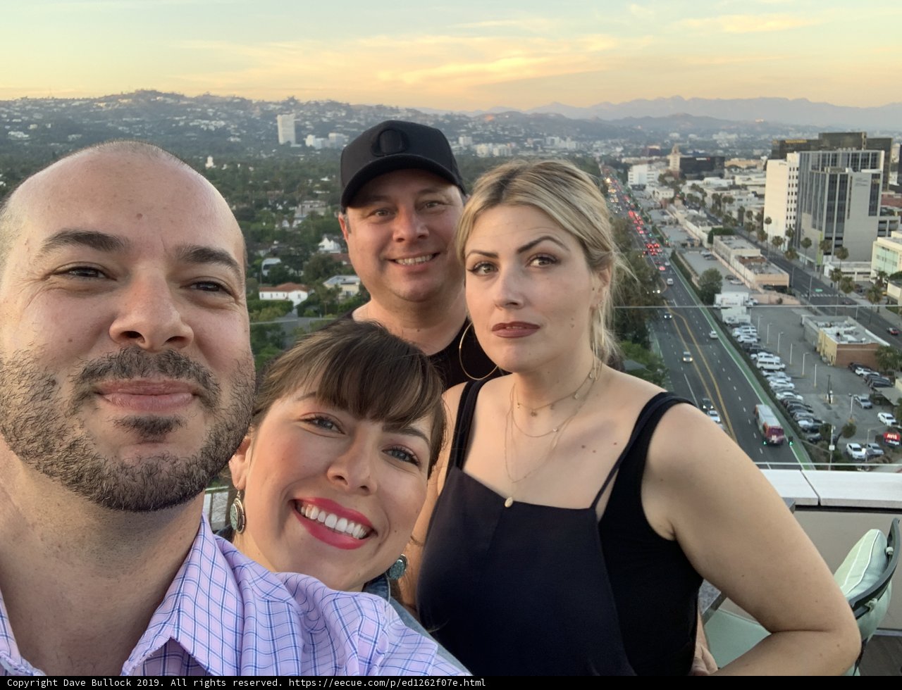 Rooftop Selfie in the Beverly Hills Metropolis