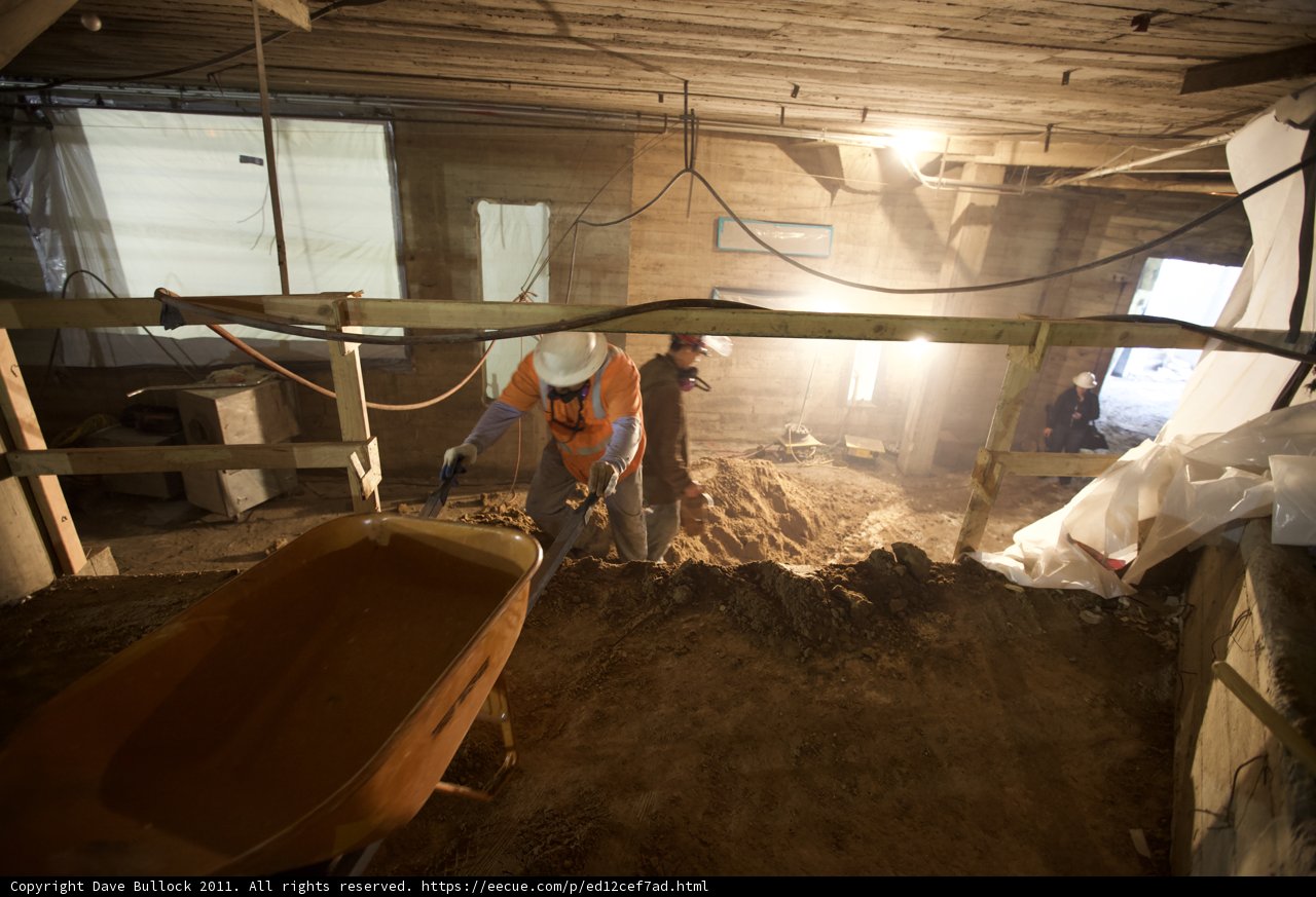 Construction Worker Busy at Work
