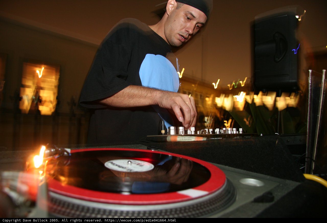 DJ S keeping the party going