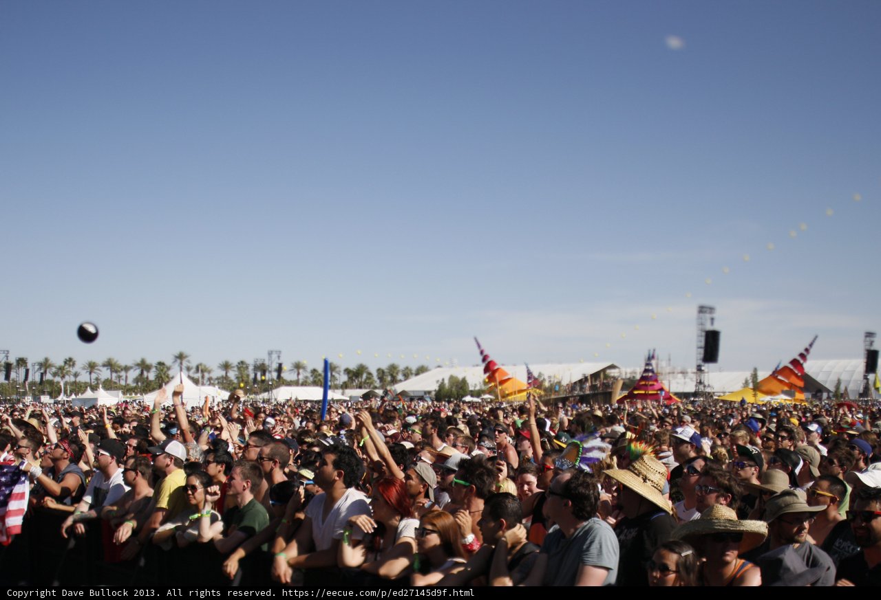 A Lively Concert Crowd