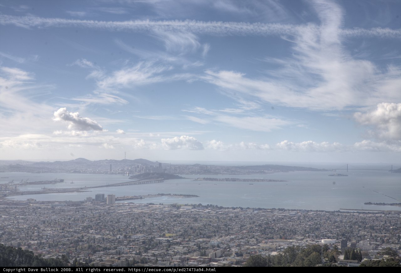 Aerial View of San Francisco Bay Area