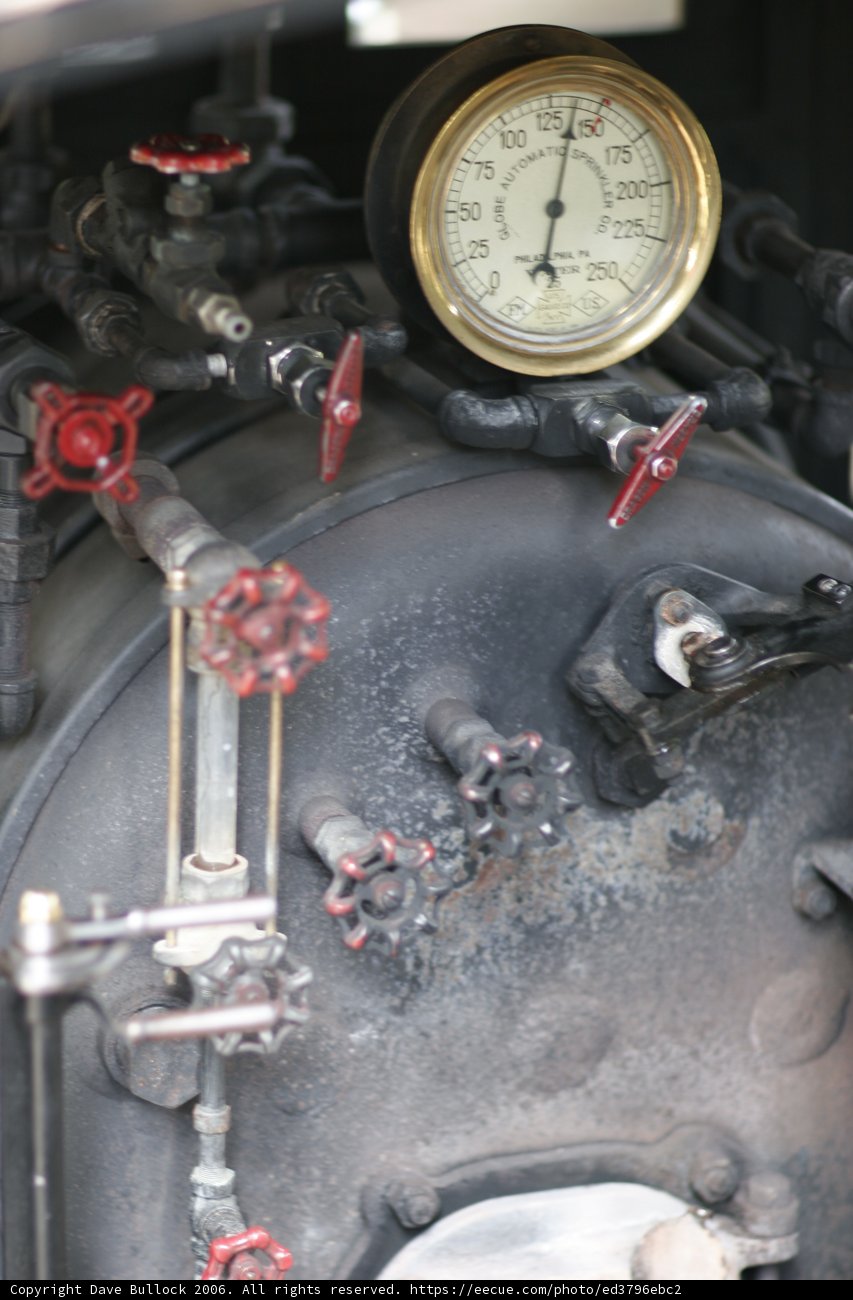 Steam-powered gauge