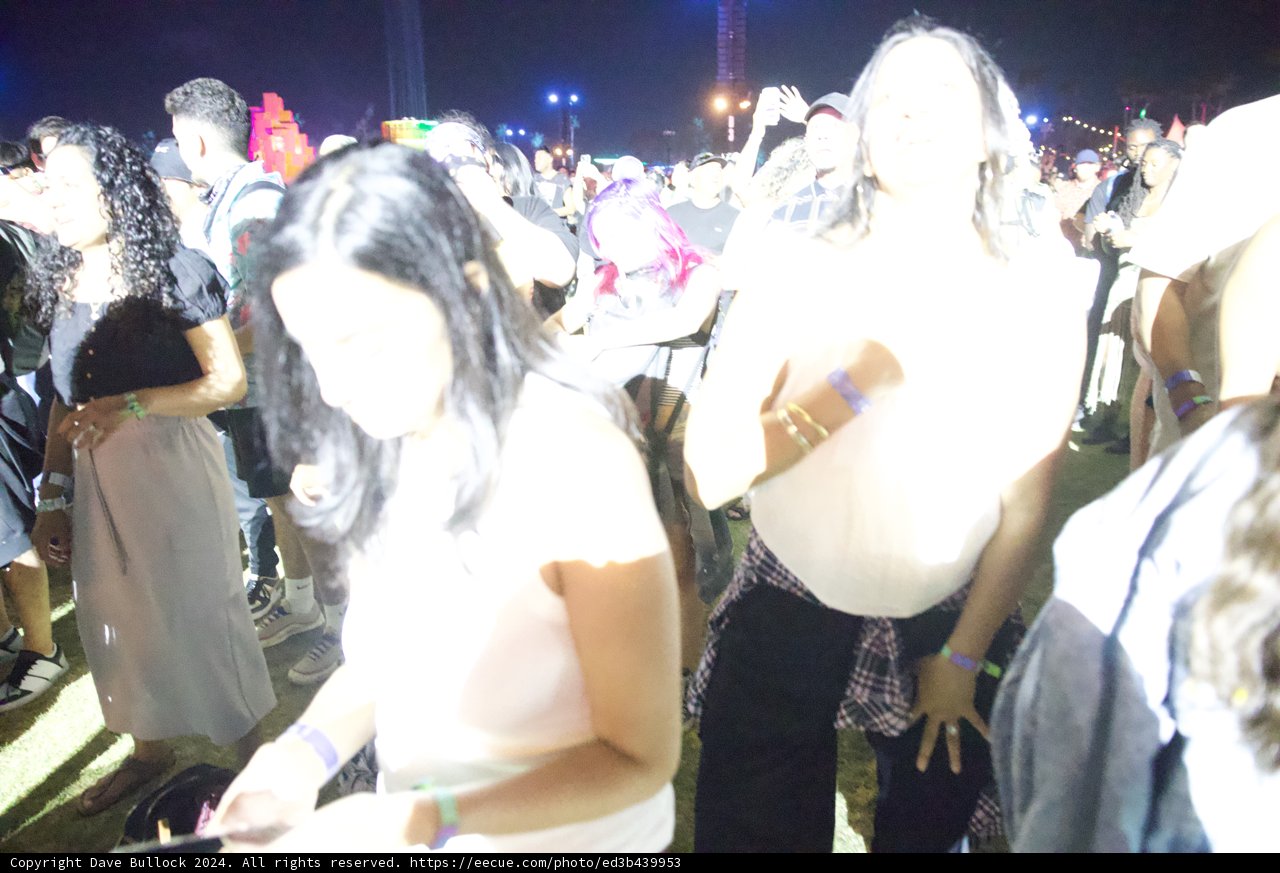 Electric Vibes: Nighttime Revelry at Coachella 2024