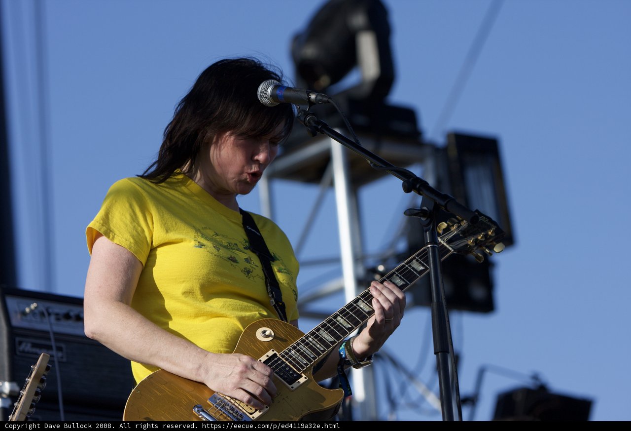 Woman Shreds on Electric Guitar at Coachella