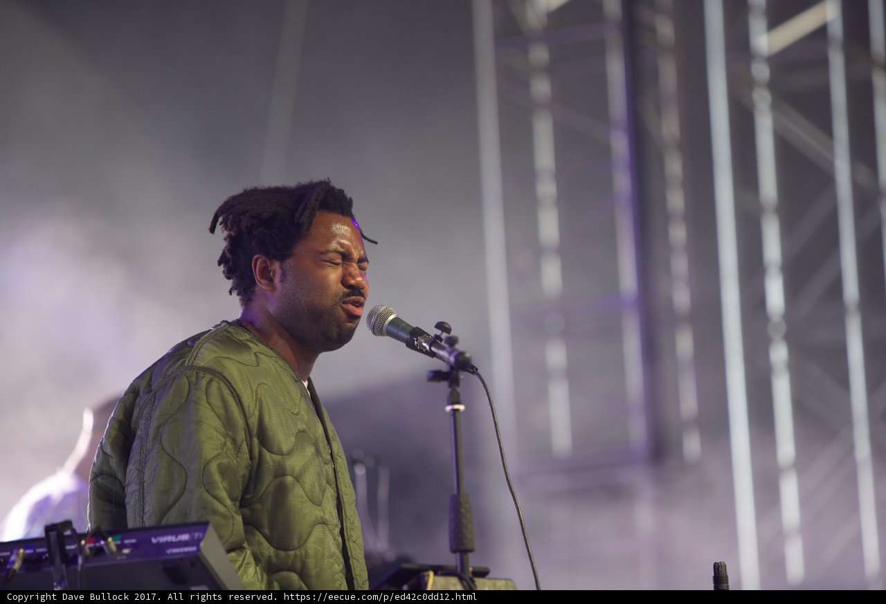 Sampha serenades the crowd at Coachella