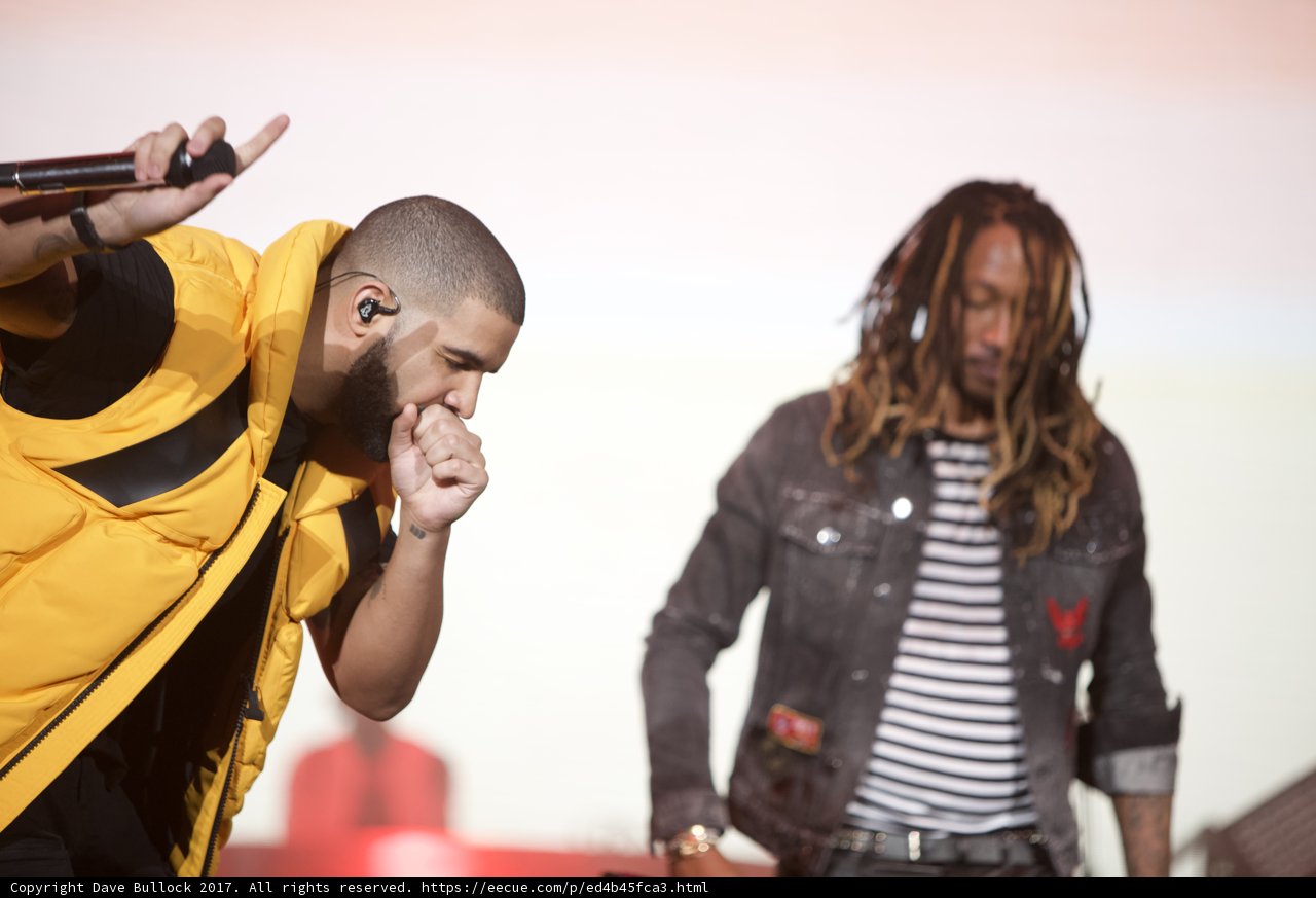 Drake and Wiz Khalifa Take the Stage at the 2016 Grammy Awards