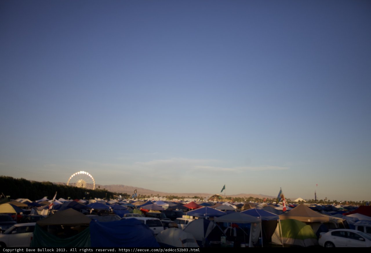Ferris Wheel & Tent View