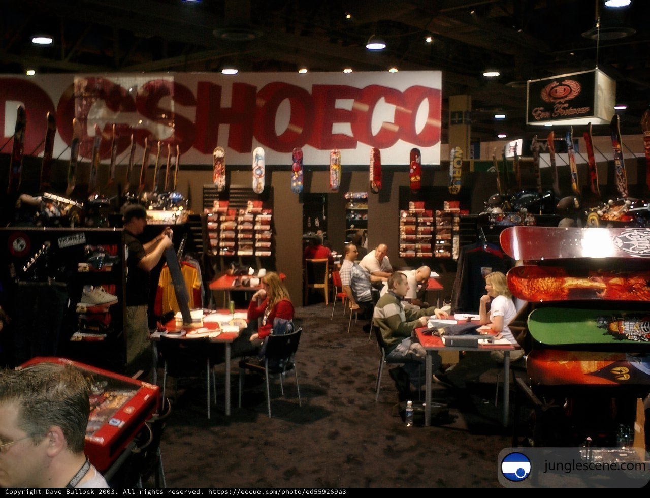Dining at the Arcade Cafe