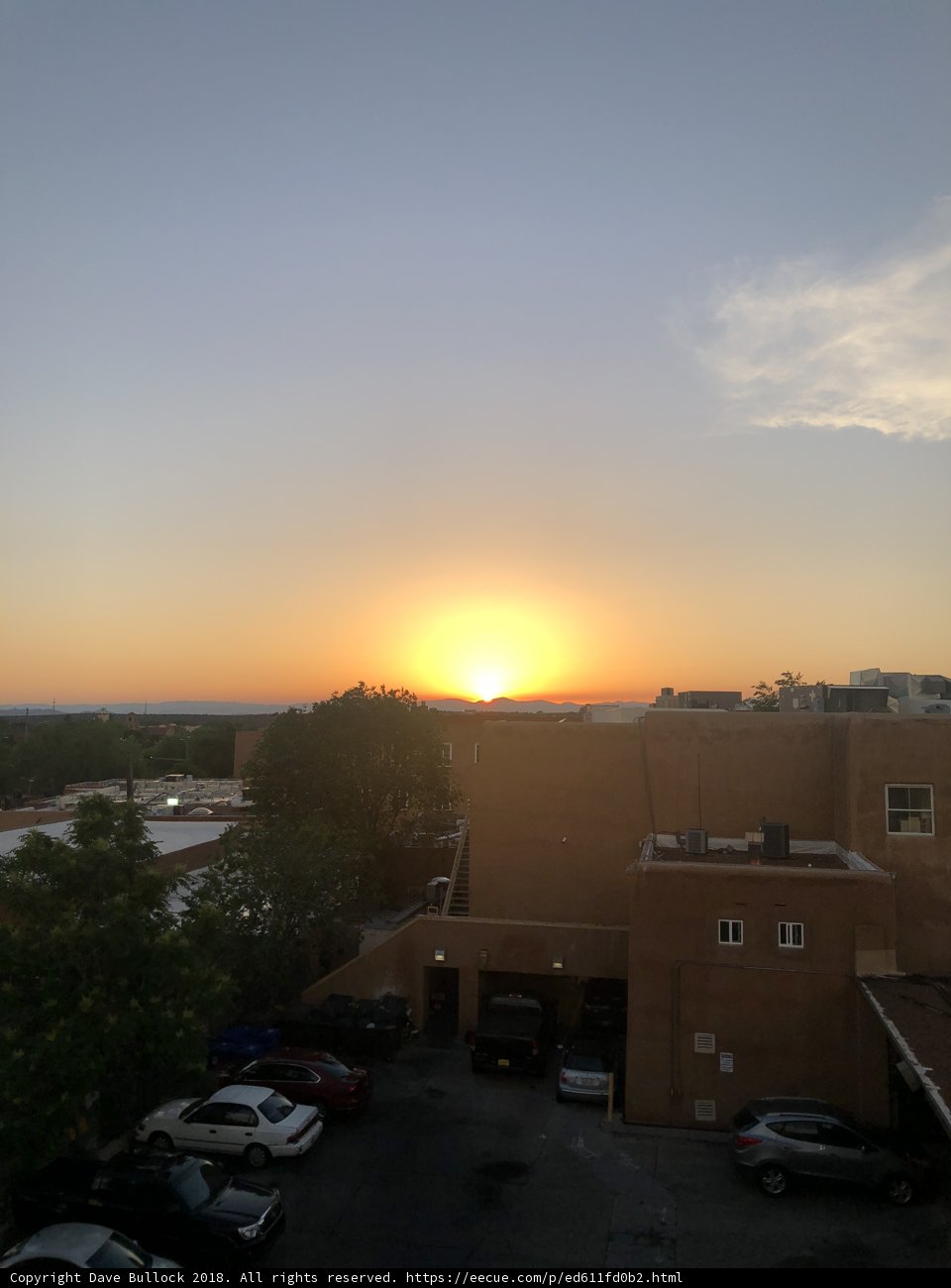 Sunset Over the Parking Lot