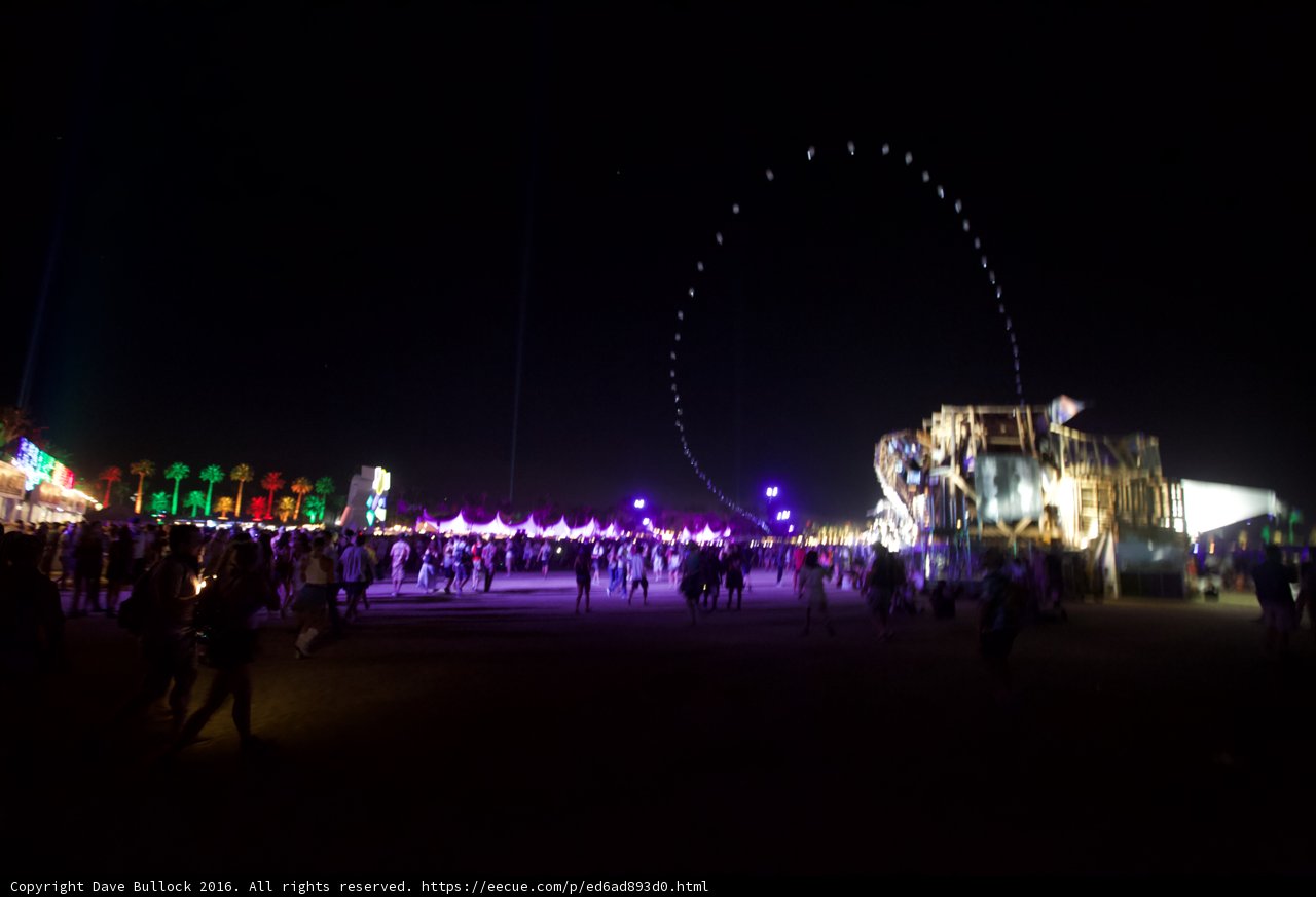 Metropolis under the Night Sky: A Spectacular Light Show at Coachella 2016