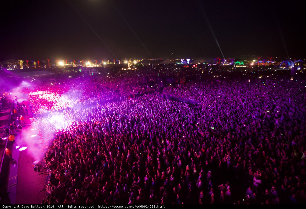 Illuminated Nightlife at Coachella
