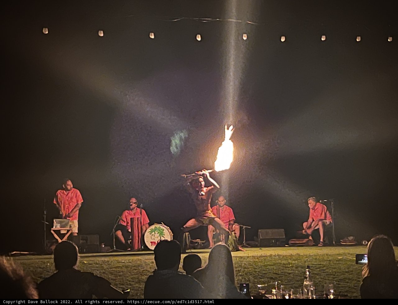 Fire Dancer Lights up the Stage