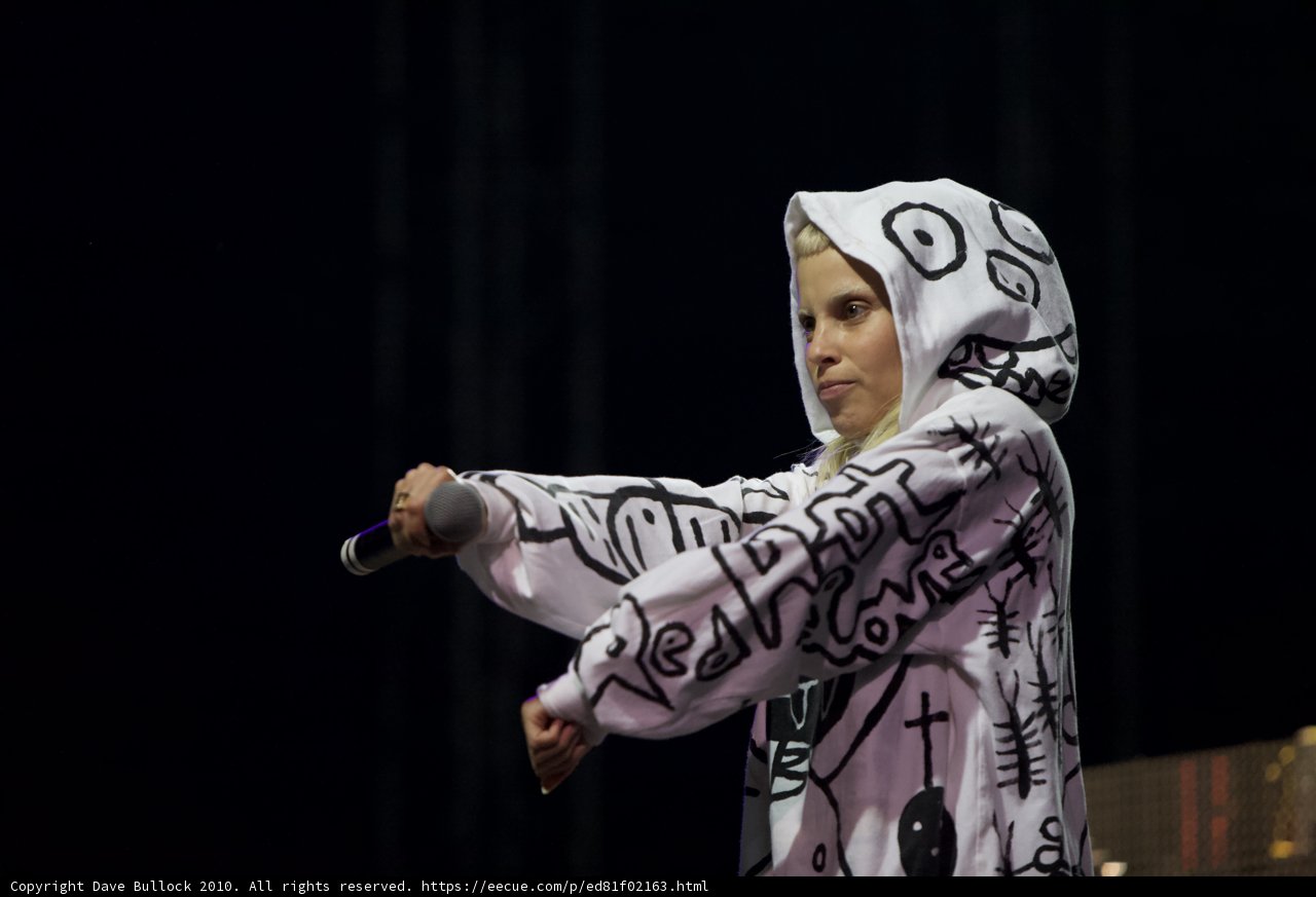 Yolandi Visser takes the stage at Coachella 2010