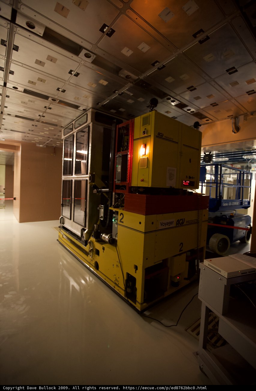 Yellow Machine in an Interior Designed Room
