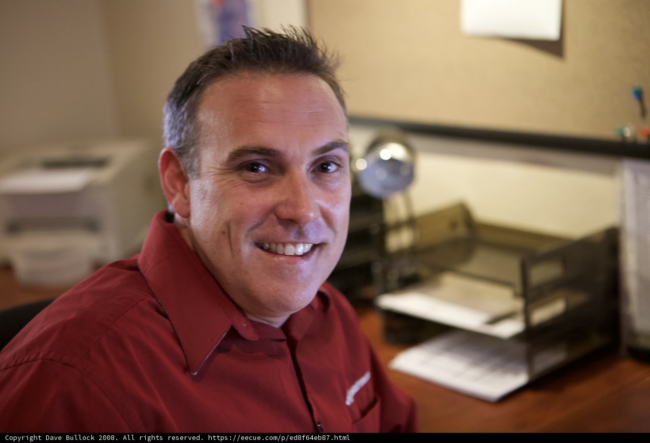 Red Shirt Office Guy