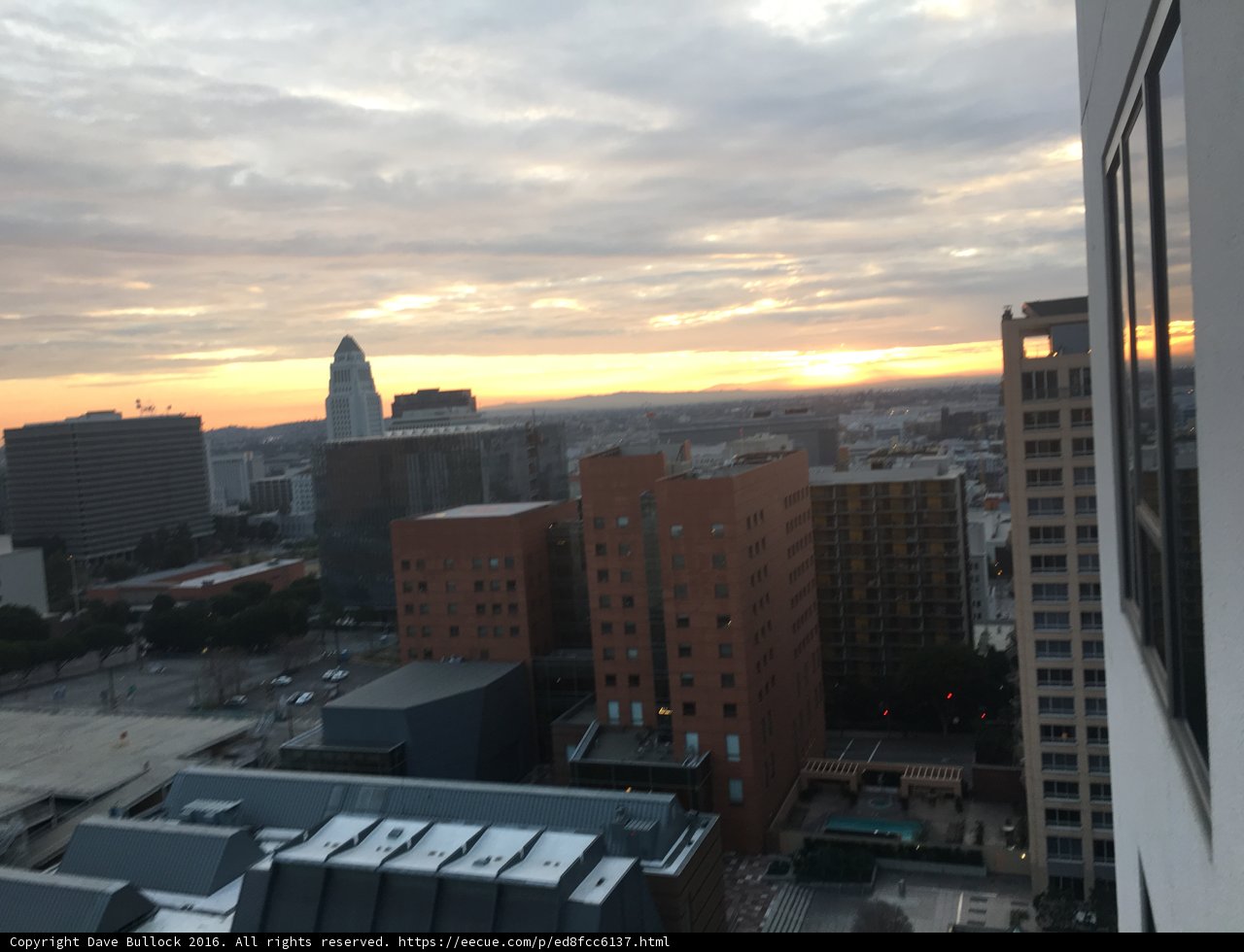 Urban Sunset from The Broad