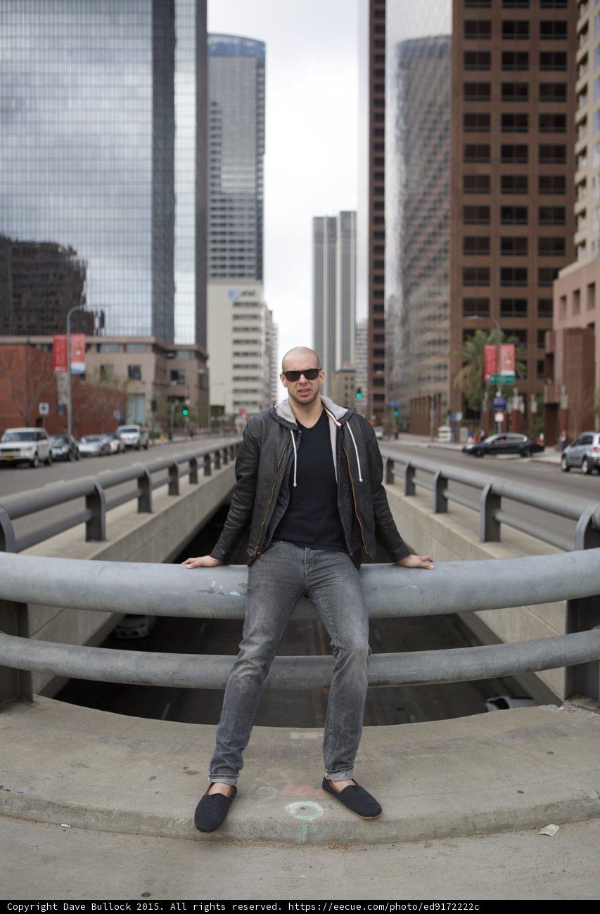 Urban Bridge Portrait