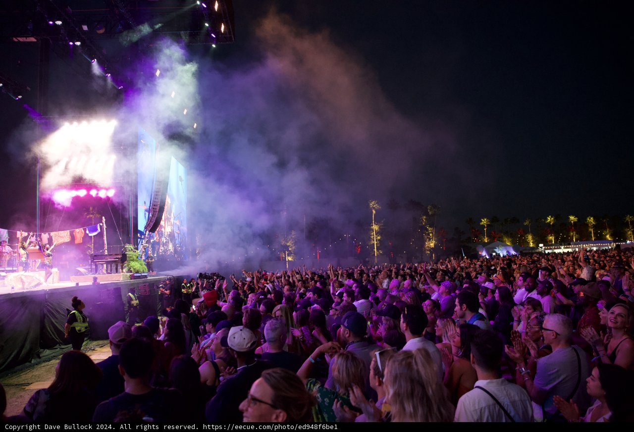 Electric Nights at Coachella 2024: A Lively Capture