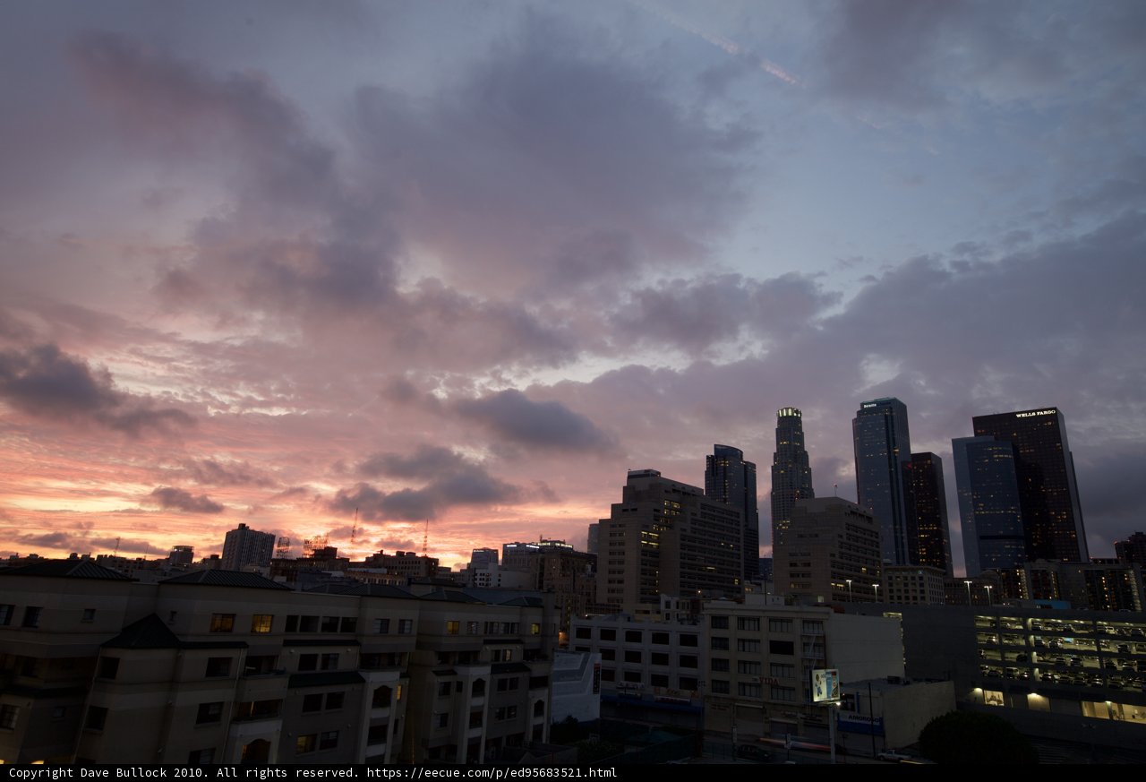 Glowing Metropolis at Sundown