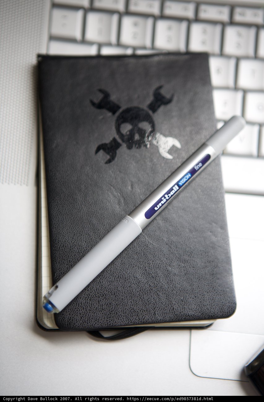 Skull and Crossbones Notebook