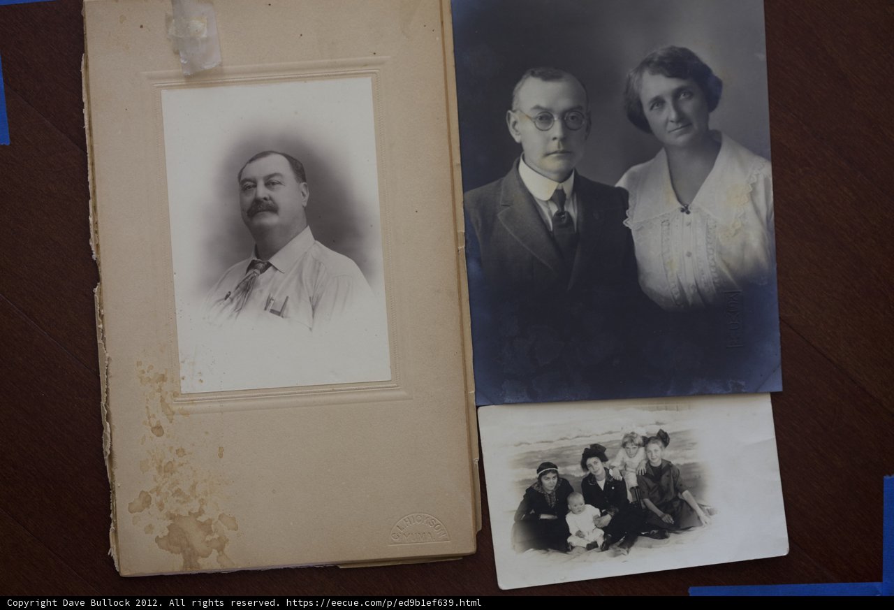 Family Portrait Collage with Notable Figures