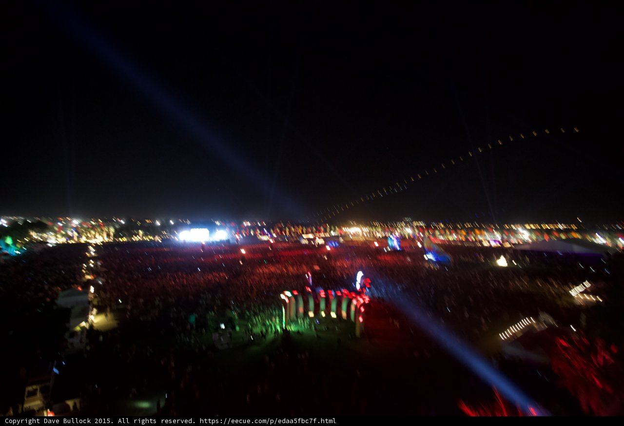 Illuminated Crowd at Coachella