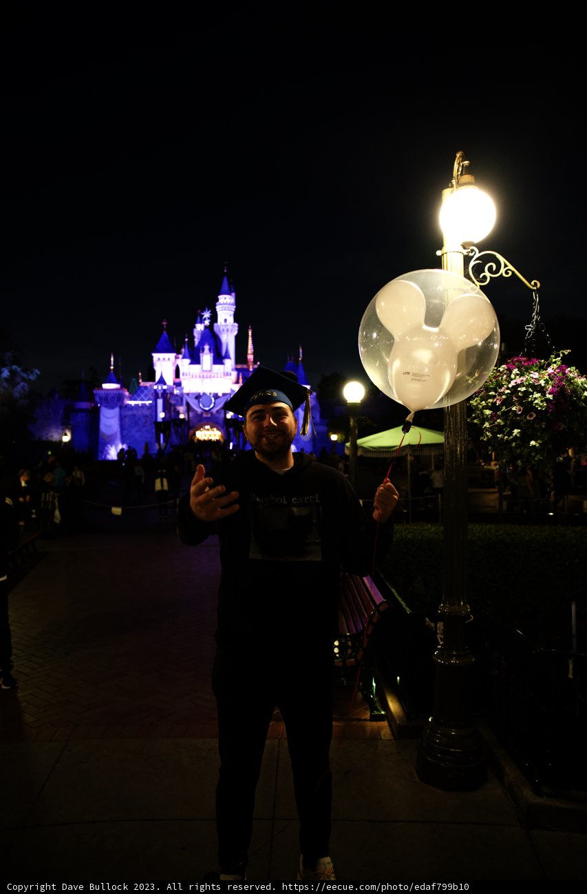 Enchanting night at Disneyland