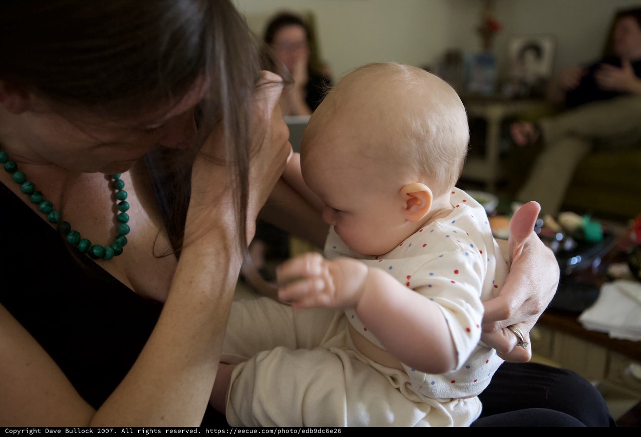 Mother and Baby Share a Tender Nursing Moment