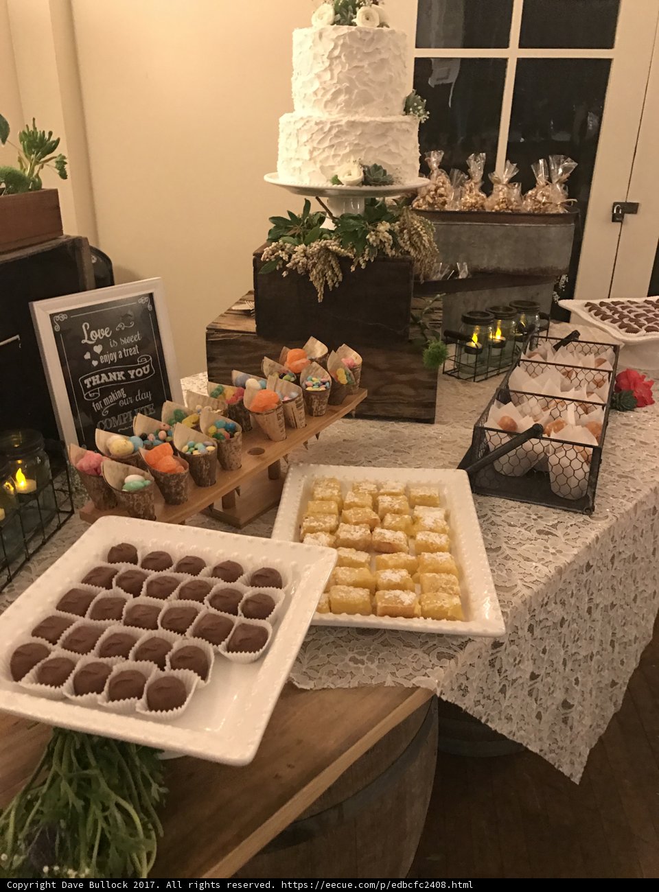 A Sweet Wedding Spread