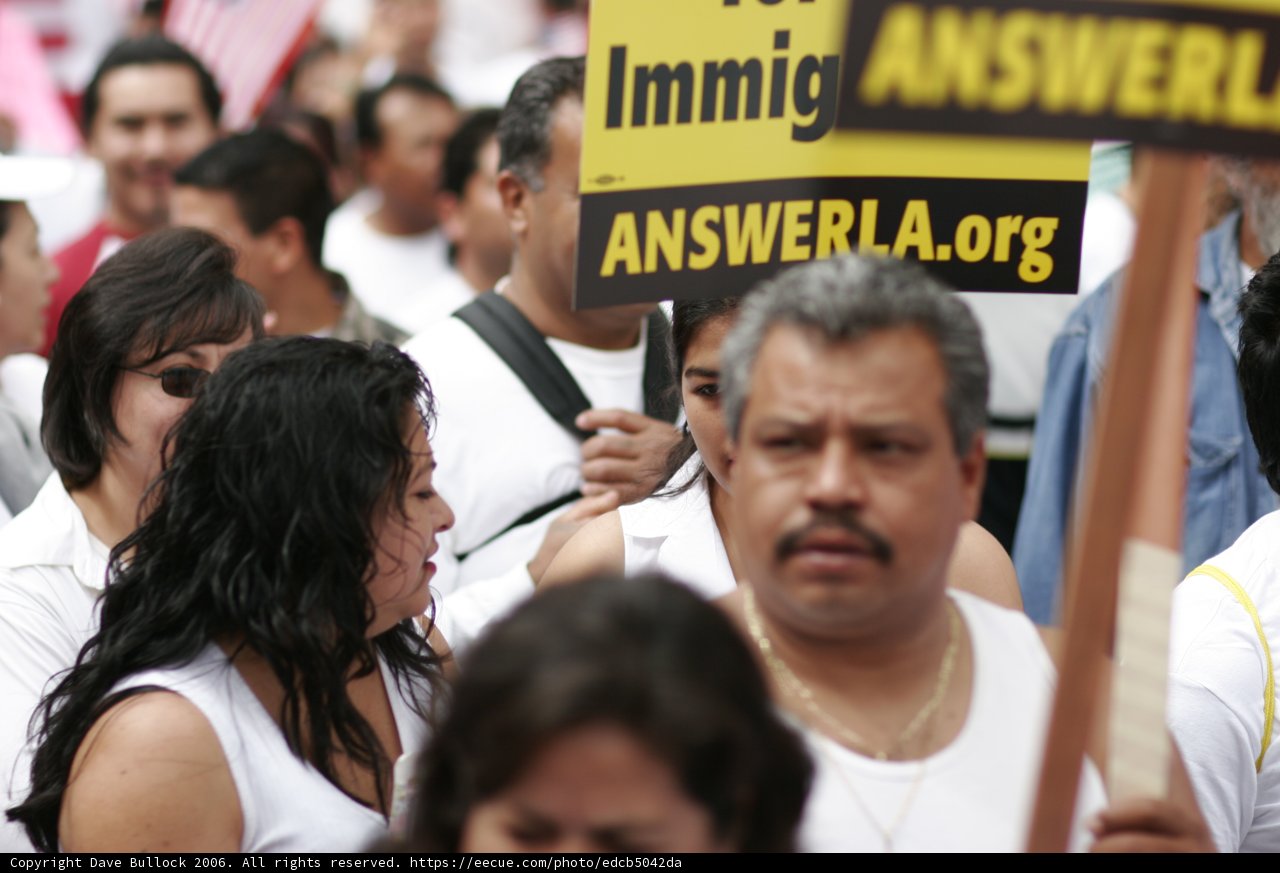 Immigration Protesters Demand Action