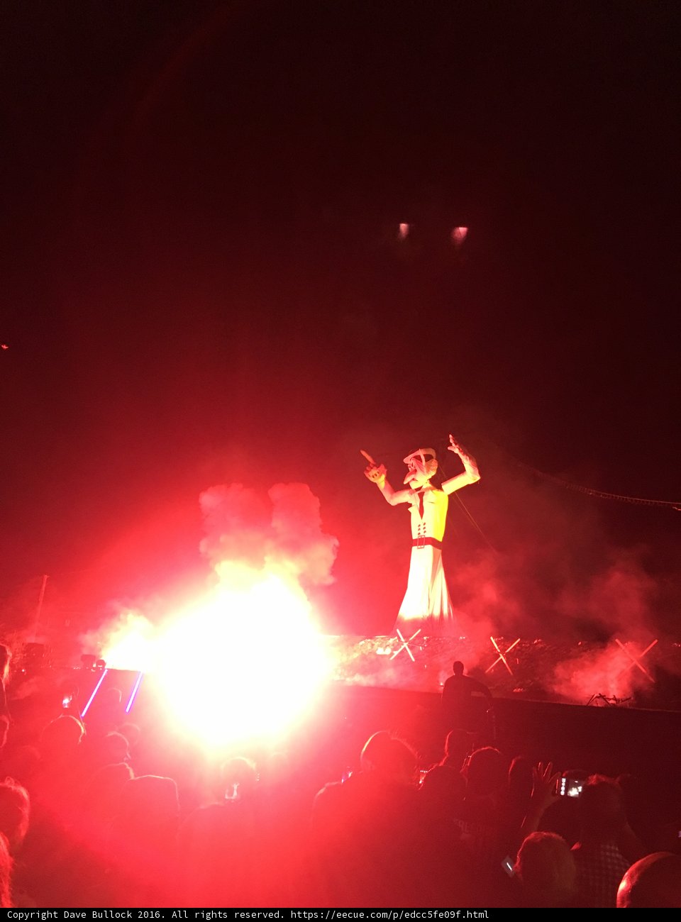 Yellow Fire Performer Rocks Santa Fe Concert