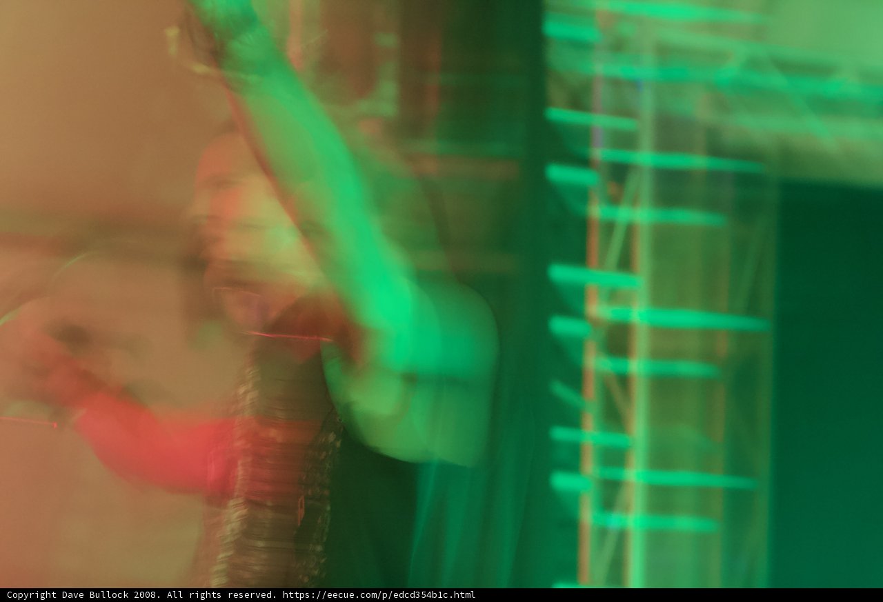 Blurred Nightlife Excitement