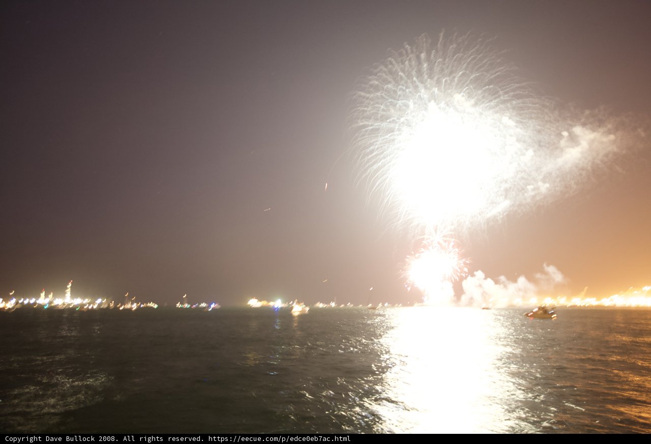 Explosive Celebration on the Waterfront