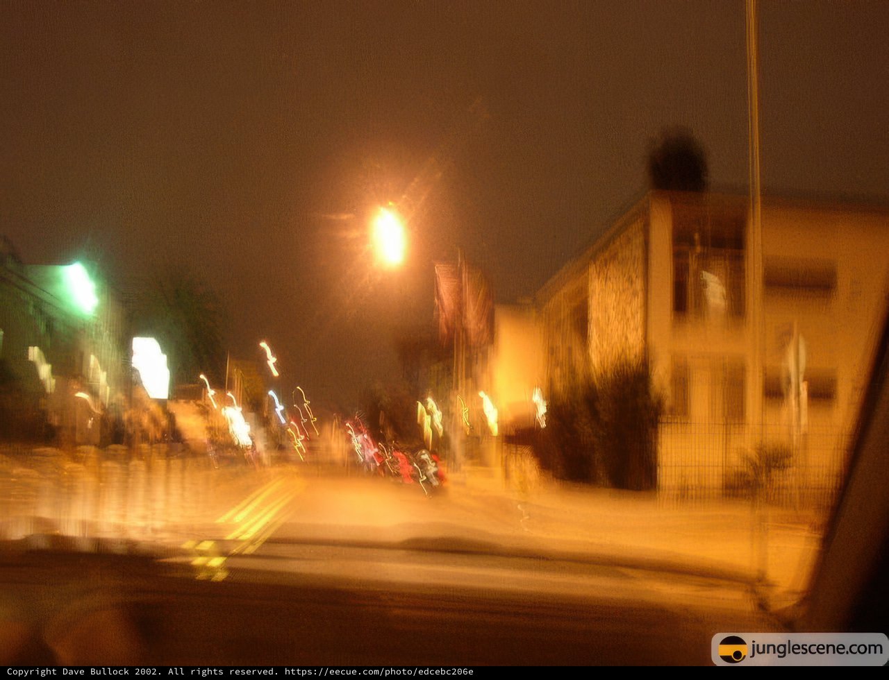 Blurred City Nightscape