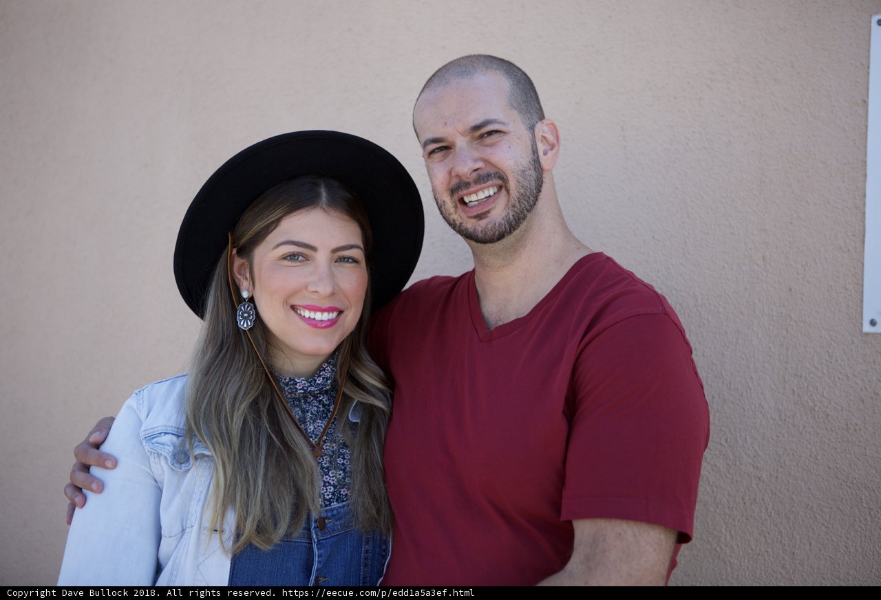 Smiling Couple in Cowboy Hats