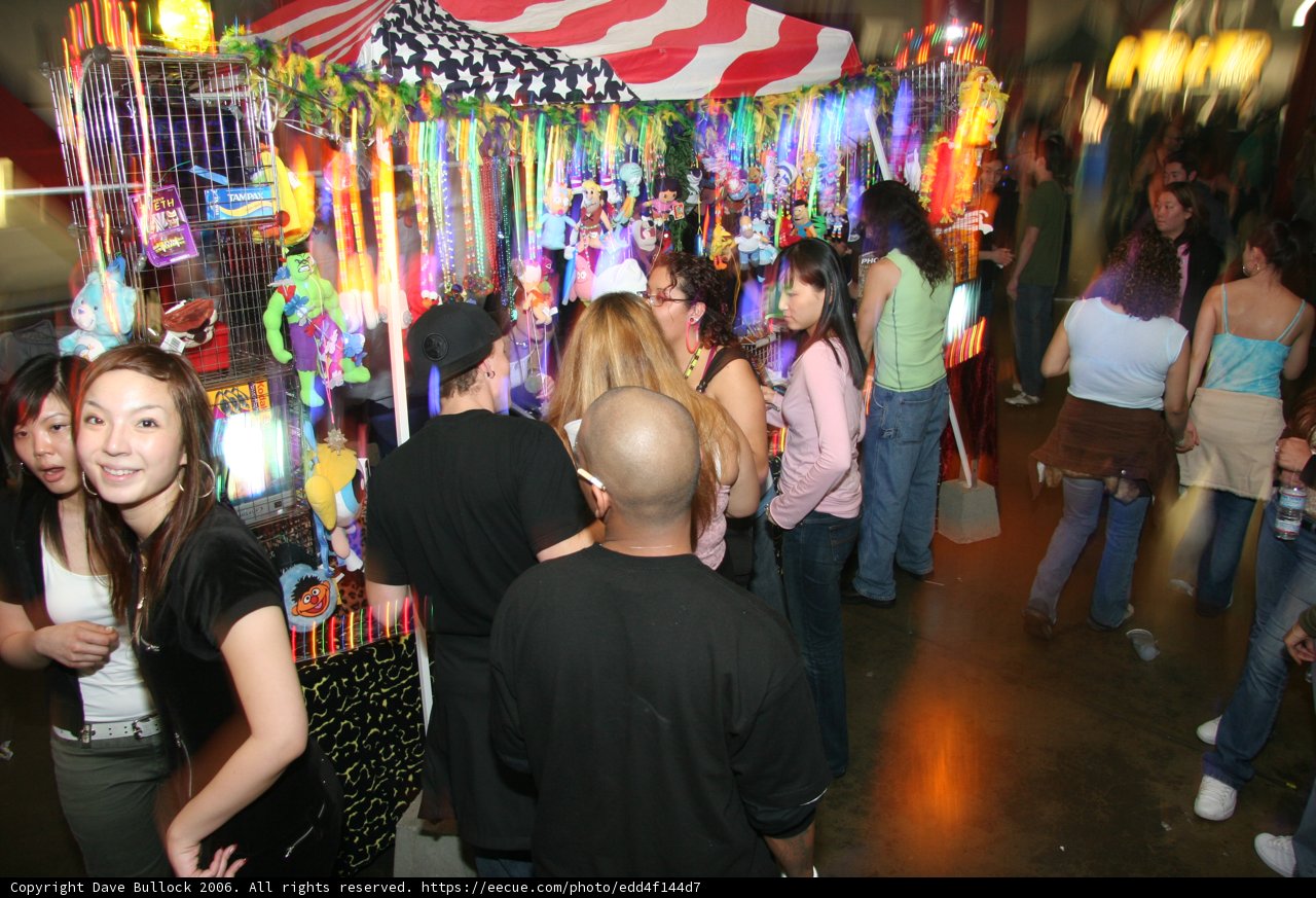 New Year's Eve Carnival Crowd