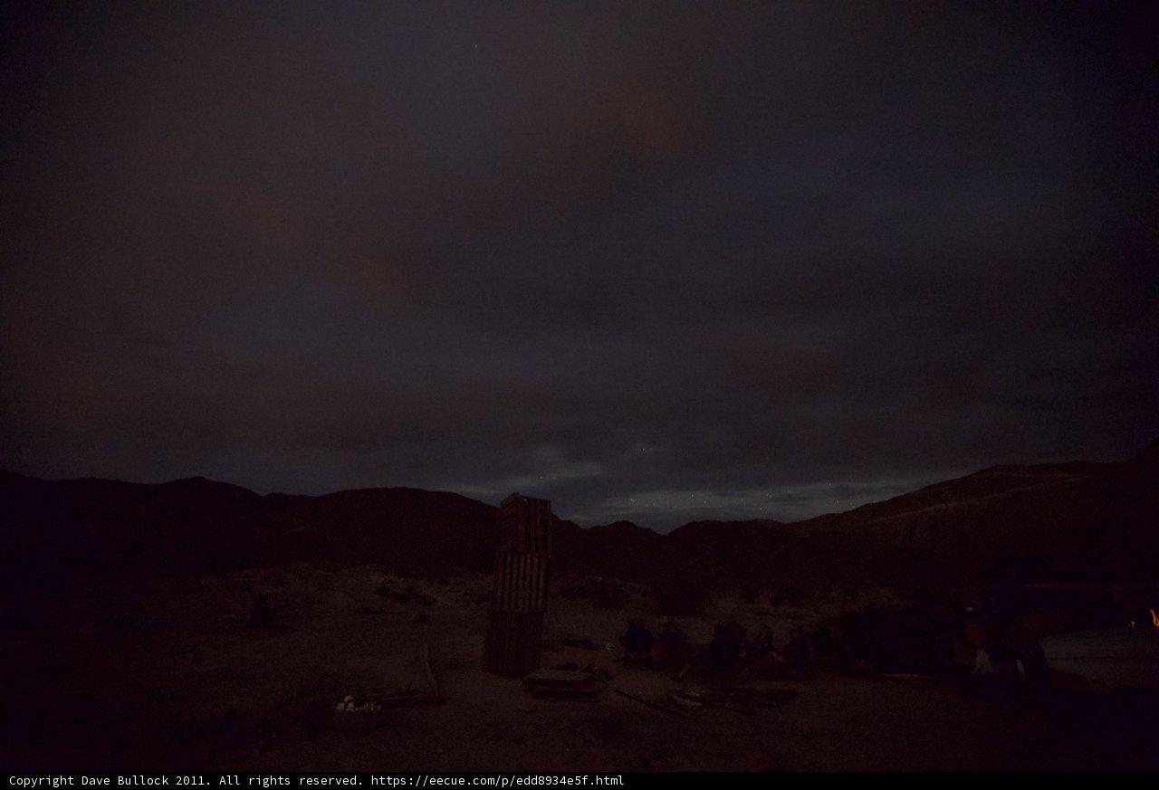 Desert Night Sky
